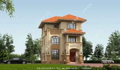 时尚造型还有宽敞空间的意大利风格别墅设计图