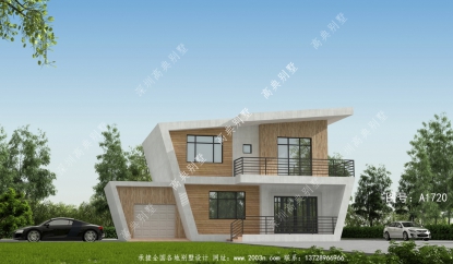 小户型现代风格别墅外观图，简约又别致