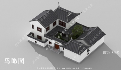 灵动又大气的中式风格庭院别墅