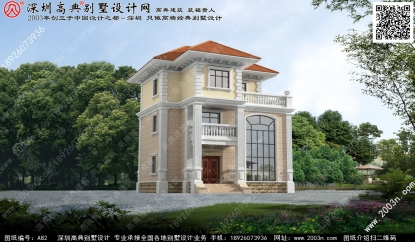 新农村自建房设计图 首层116平方米图纸编号a82