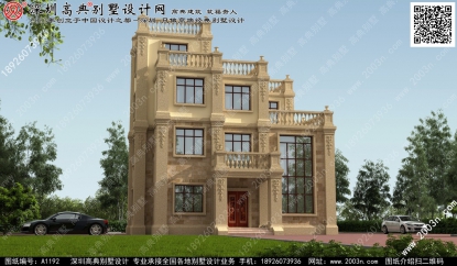新农村自建房设计图纸首层117平方米图纸编号A1192