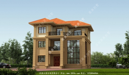 经济型简欧复式三层别墅，小康家之选