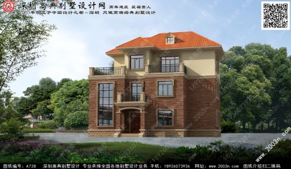 新农村三层别墅图纸首层151平方米图纸编号A728
