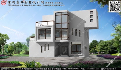自建三层豪华别墅首层79平方米图纸编号A694
