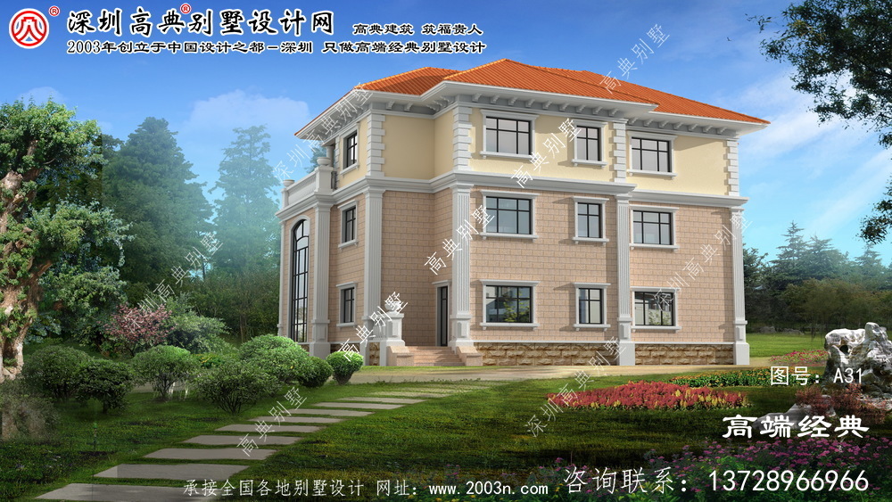 遂昌县农村三层楼房设计图纸大全
