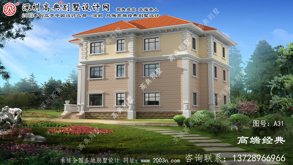 遂昌县农村三层楼房设计图纸大全