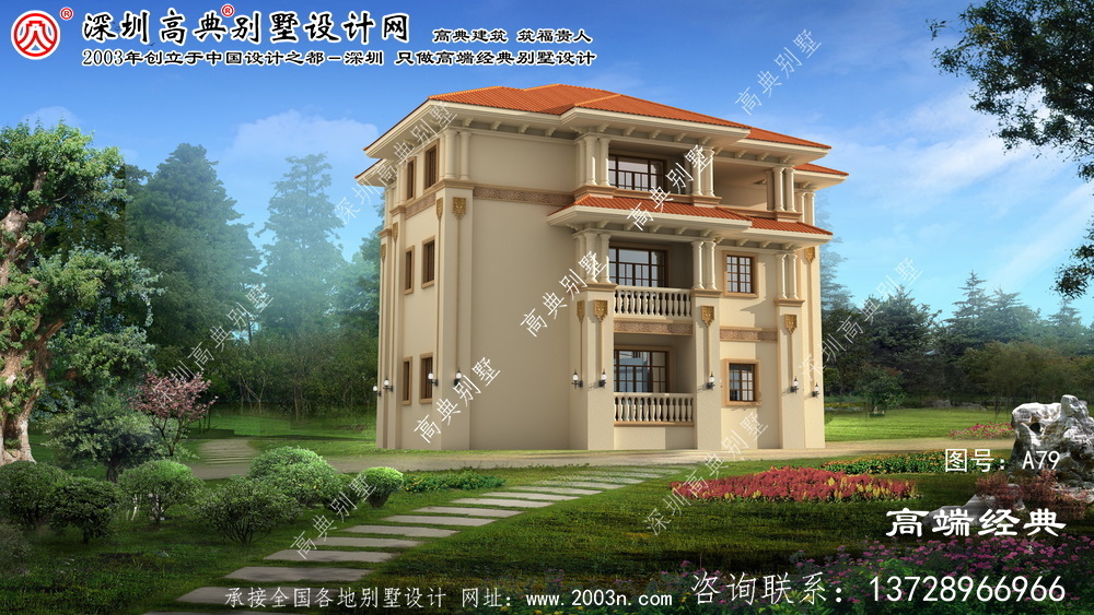 宁海县农村别墅外观设计