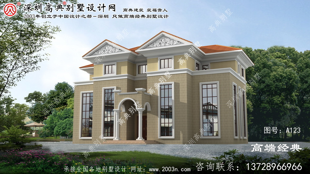 温岭市农村三层别墅设计图