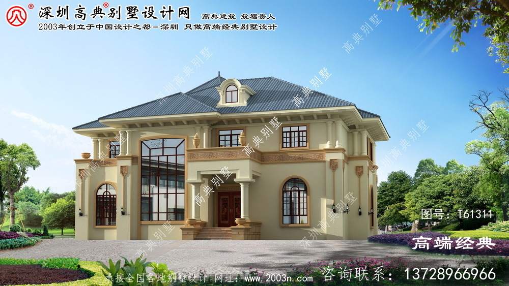 望花区两层复式别墅设计图