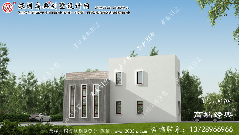 百色市二层别墅设计图纸大全