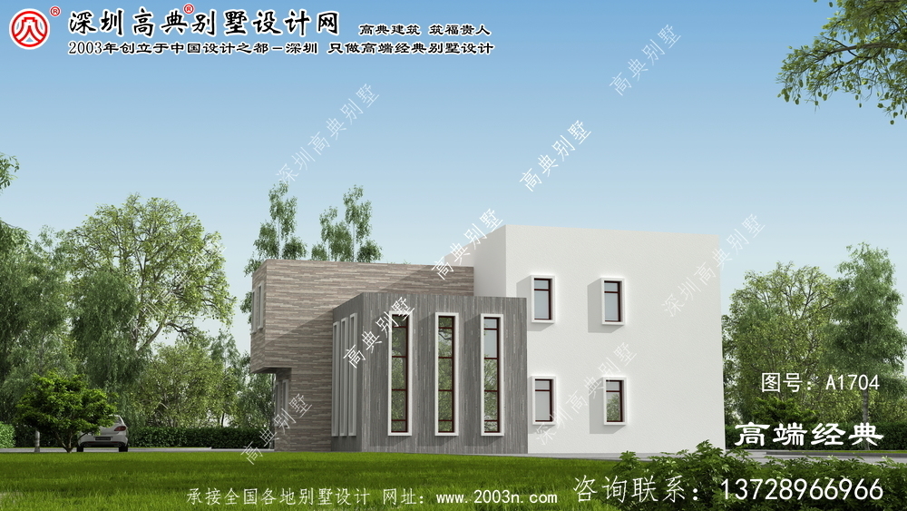 百色市二层别墅设计图纸大全