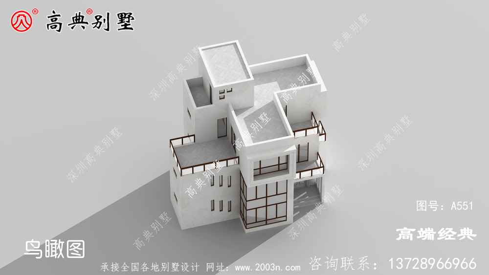 乡村三层别墅设计