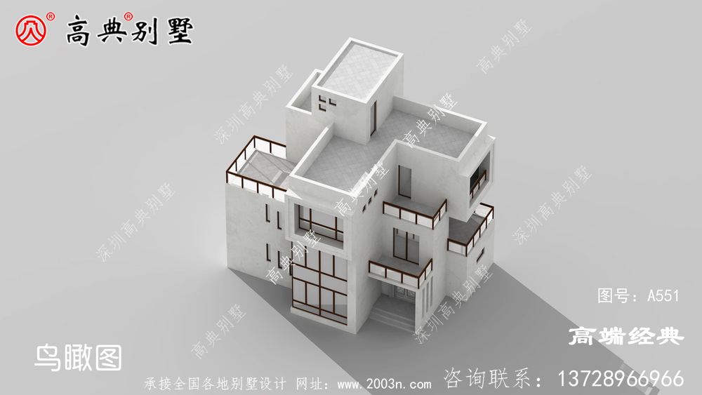 乡村三层别墅设计