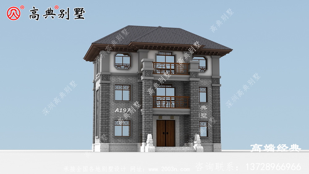 农村打造自建房感受中式别墅的美 农村打造自建房感受中式别墅的美