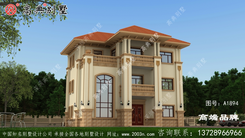 农村自建房三层设计图本方案外观美观 ,内在实用 农村自建房三层设计图本方案外观美观 ,内在实用