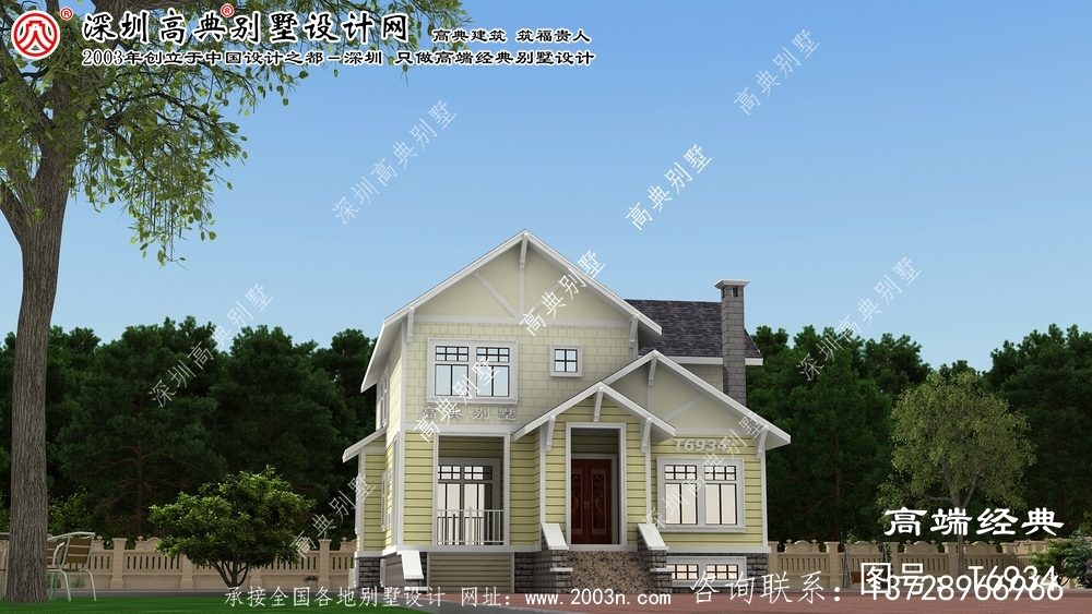 鹰手营子矿区两层别墅建成后,将过上浪漫的田园生活。