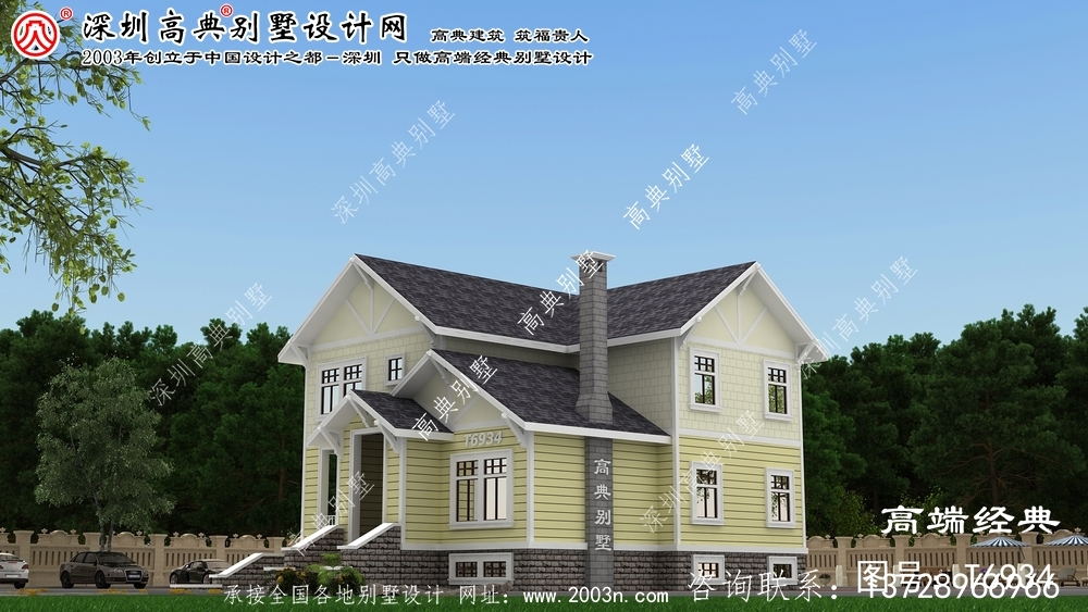 鹰手营子矿区两层别墅建成后,将过上浪漫的田园生活。