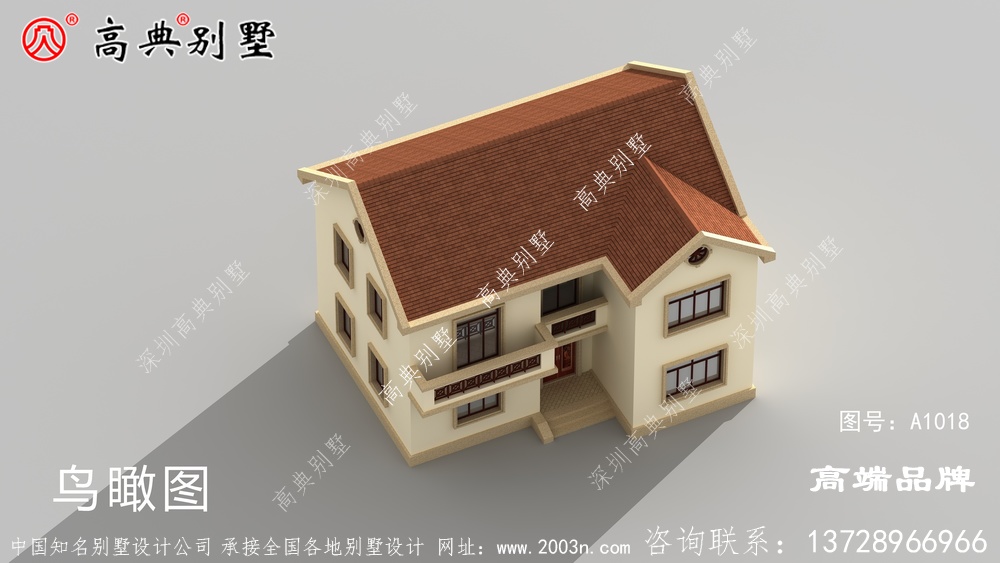 欧式2层别墅设计图空间利用率高