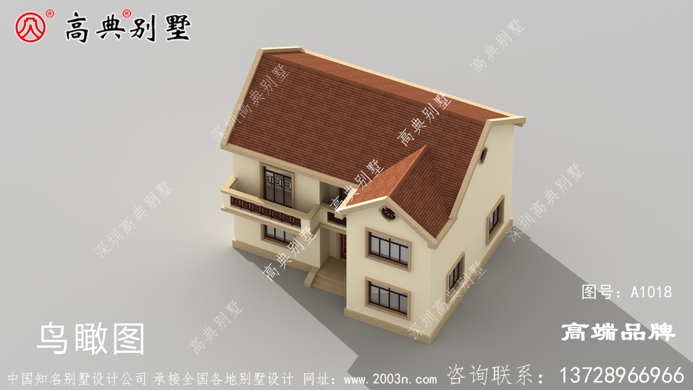 欧式2层别墅设计图空间利用率高