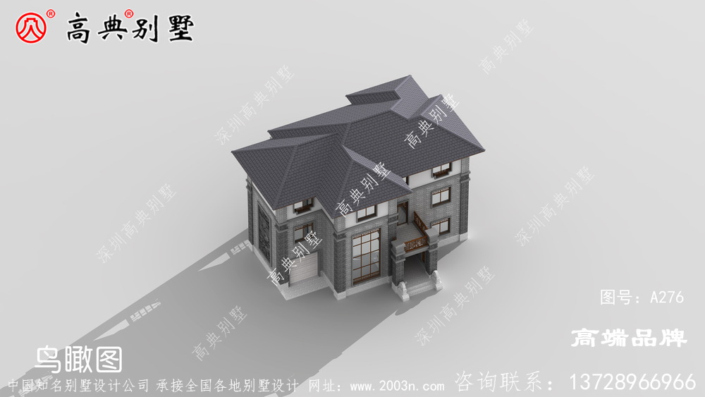农村新房设计平面图经典欧式风格，外观简约大气	