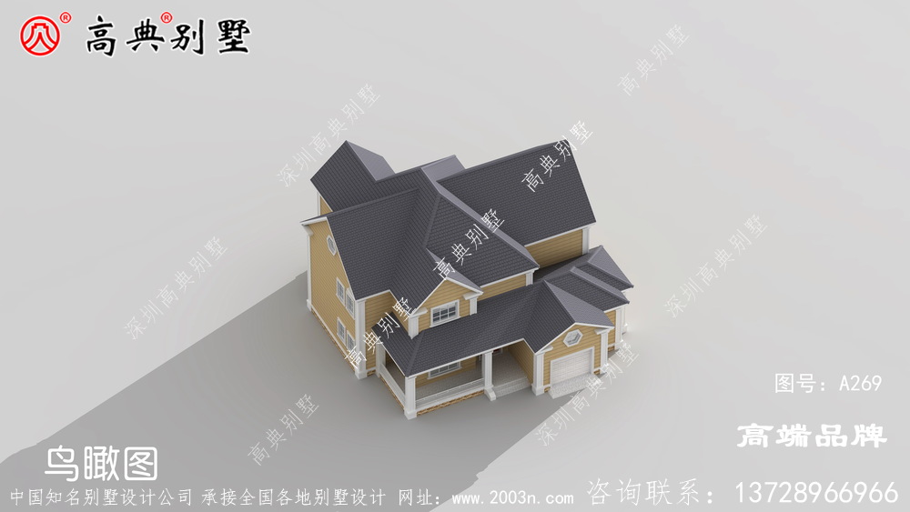 农村起房子设计图每个人当以拥有这样一栋别墅为荣!