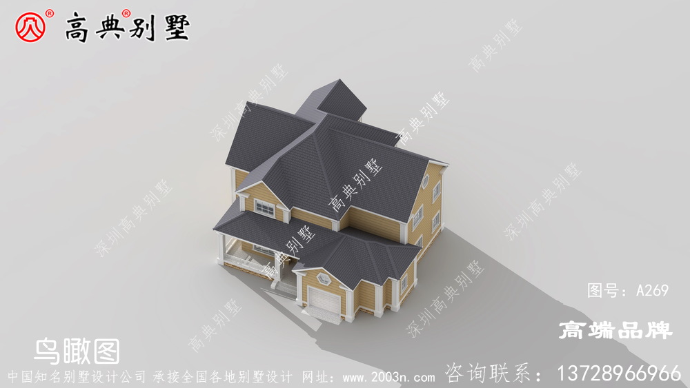 农村起房子设计图每个人当以拥有这样一栋别墅为荣!