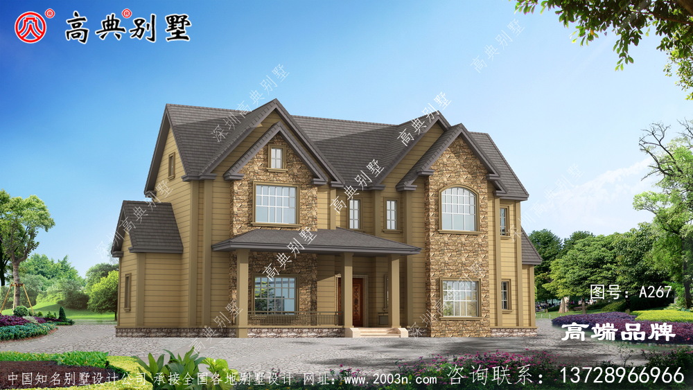 农村排房设计非常好看,不容易过时。