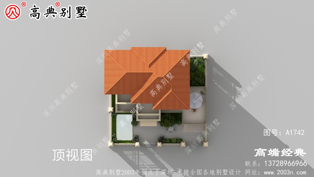 农村3层别墅这套户型还是挺经典的