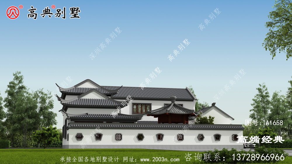 为之赞叹的中式建筑更显奢华生活