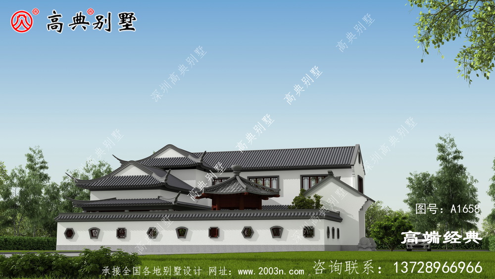 为之赞叹的中式建筑更显奢华生活