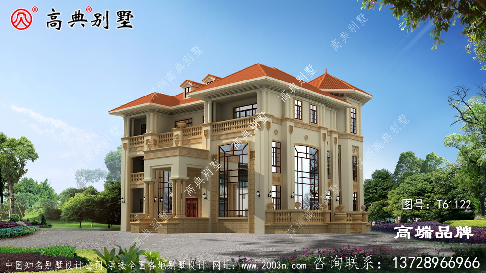 丰富了建筑的立面,增加了住宅的层次感。