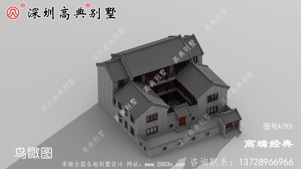 农村别墅设计图,都是299.82平内的户型,布局大气的别墅