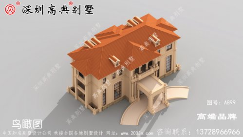 三层别墅，尺寸是门面43.2米X深度33.5米，供大家参考！