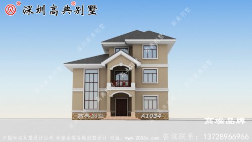 简单的自建房设计图，外型美观，造价经济