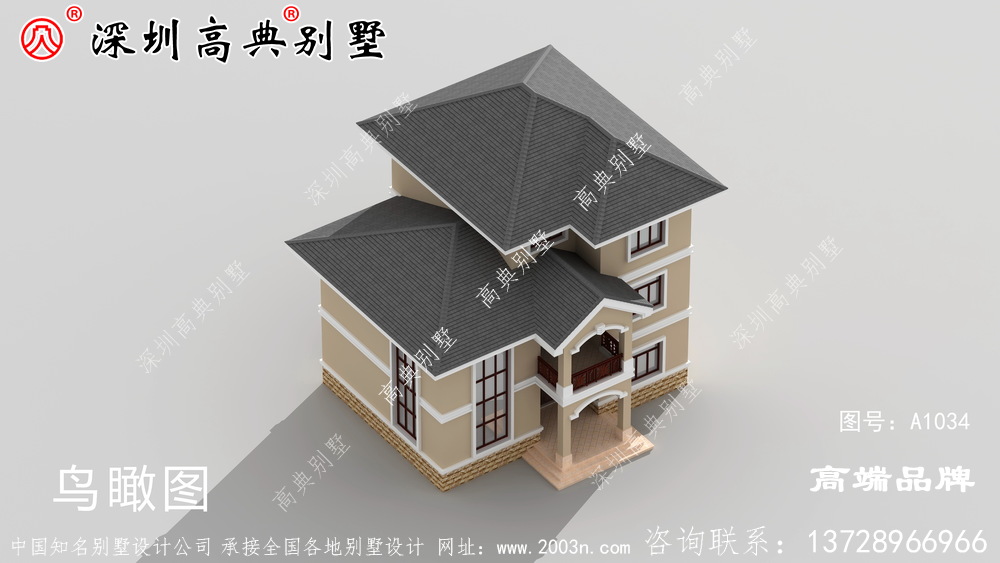 简单的自建房设计图，外型美观，造价经济