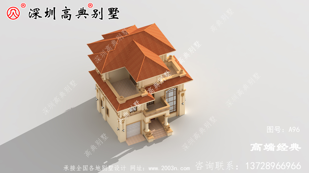 农村现代简单的别墅,这每个角度都能引人注目。