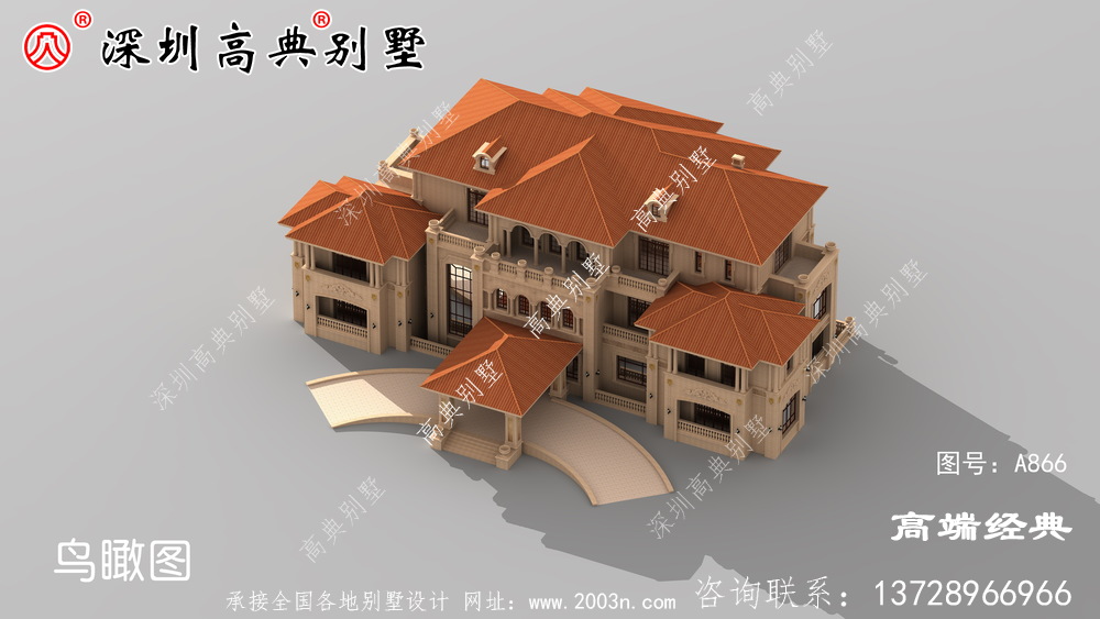 农村最漂亮三层别墅设计图,实用美观又经济