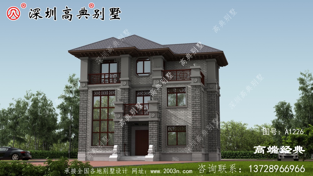 农村二楼半小户型别墅的设计图,建设好绝对是人上人。