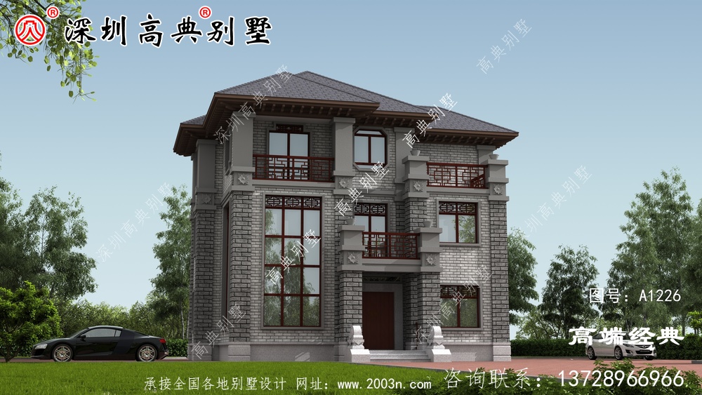 农村二楼半小户型别墅的设计图,建设好绝对是人上人。