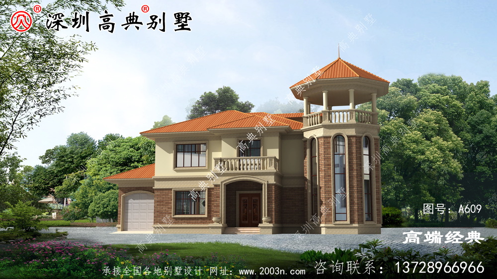 乡下简单的二层自建房,房子美观实用,你也来建吧。