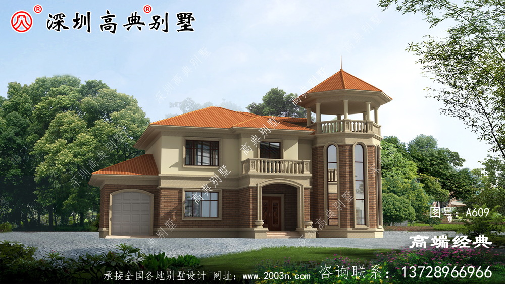 乡下简单的二层自建房,房子美观实用,你也来建吧。