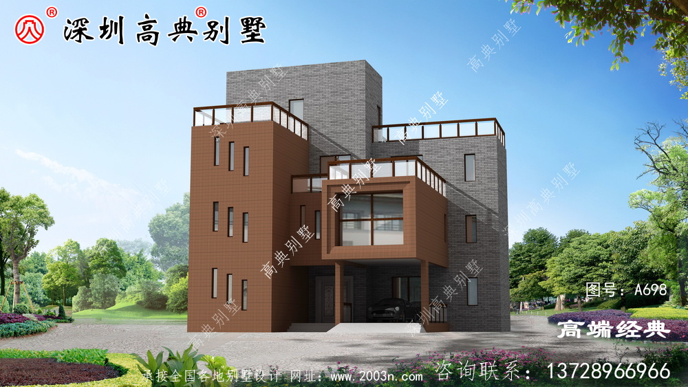 农村别墅的地位越来越高,特别是现代风格脱颖而出