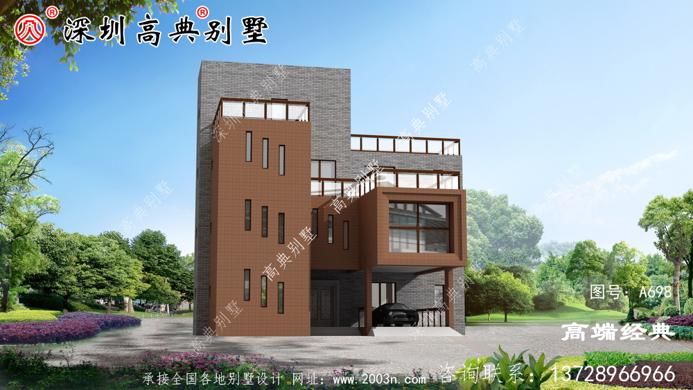 农村别墅的地位越来越高,特别是现代风格脱颖而出