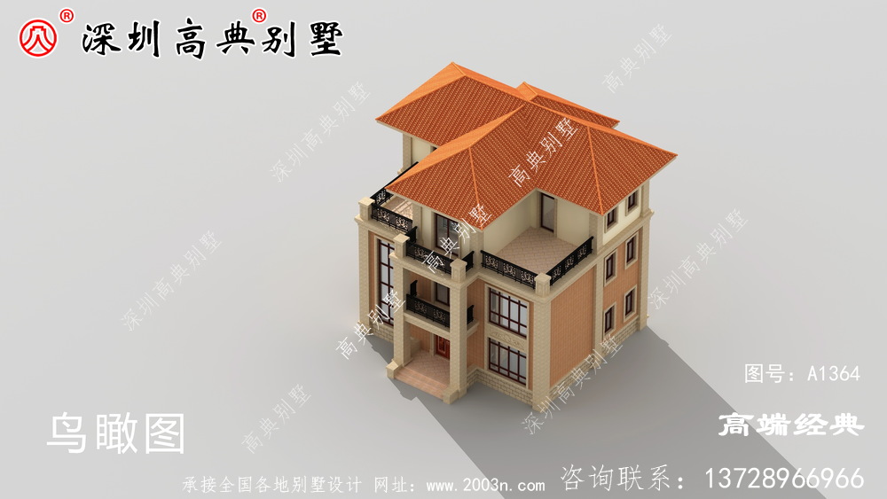 乡村三层别墅最美,经济实用,无需借钱即可建造。