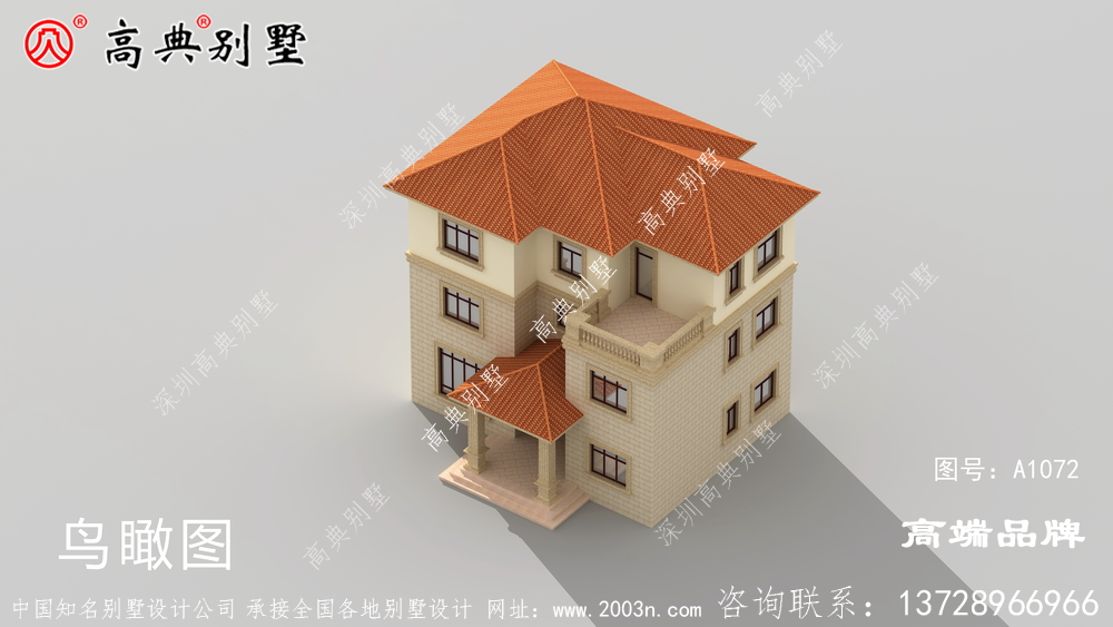 美观大气的乡村别墅设计图,室内布局深得我心