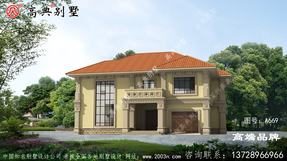 阳台围栏既保证了安全,又增强了美观