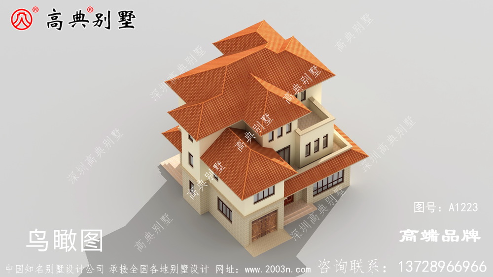 我的别墅建起来村里都说好看,邻居准备照着我家的款式建