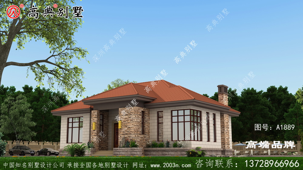 简欧单层别墅风格,父母居住打扫也方便