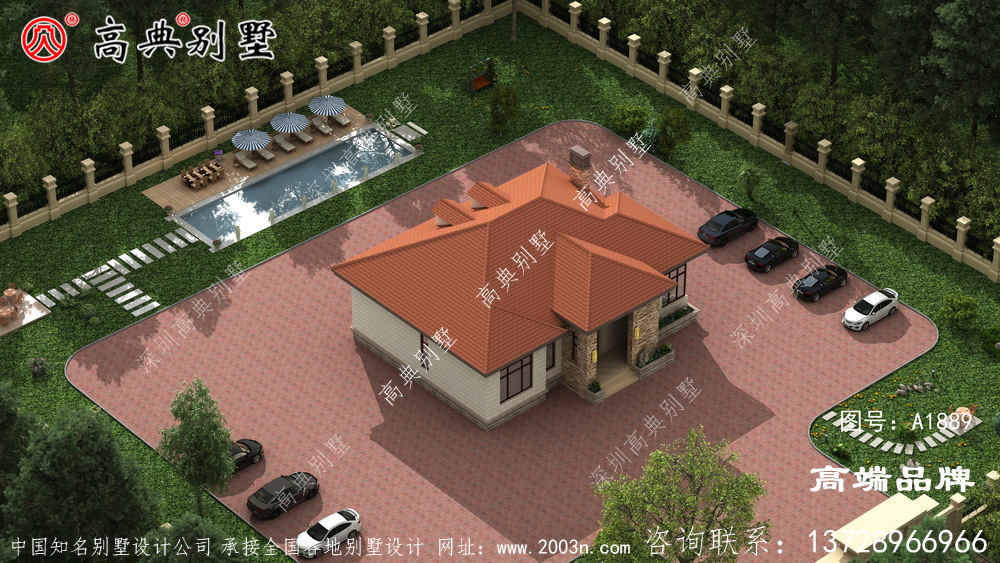简欧单层别墅风格,父母居住打扫也方便