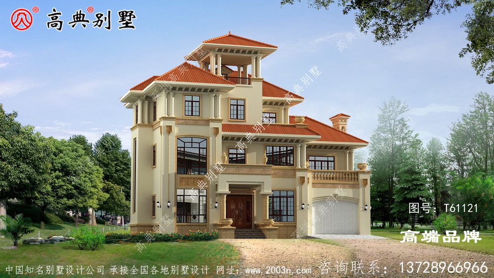 从设计到细节都很用心,客厅挑空设计非常大气